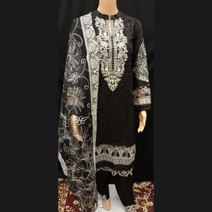 Black Embroided Suit 50