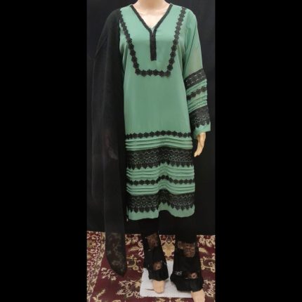 Mint Green Lacework Suit 44