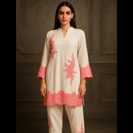 White Patchwork -Designer Co-ord Set 40